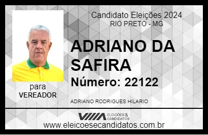 Candidato ADRIANO DA SAFIRA 2024 - RIO PRETO - Eleições