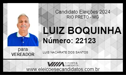 Candidato LUIZ BOQUINHA 2024 - RIO PRETO - Eleições