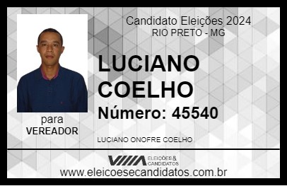 Candidato LUCIANO COELHO 2024 - RIO PRETO - Eleições