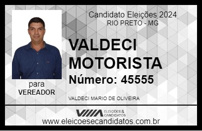 Candidato VALDECI MOTORISTA 2024 - RIO PRETO - Eleições