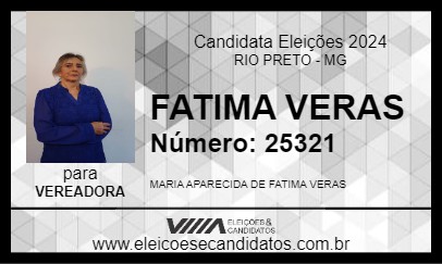 Candidato FATIMA VERAS 2024 - RIO PRETO - Eleições