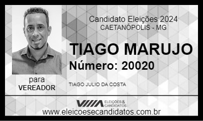 Candidato TIAGO MARUJO 2024 - CAETANÓPOLIS - Eleições