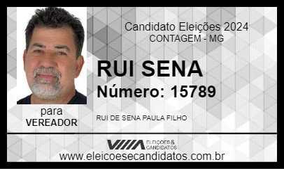 Candidato RUI SENA 2024 - CONTAGEM - Eleições