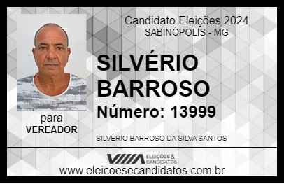 Candidato SILVÉRIO BARROSO 2024 - SABINÓPOLIS - Eleições