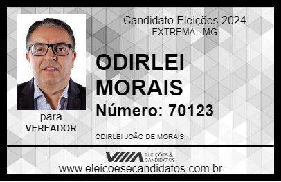 Candidato ODIRLEI MORAIS 2024 - EXTREMA - Eleições