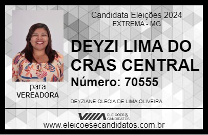 Candidato DEYZI LIMA 2024 - EXTREMA - Eleições