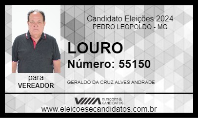 Candidato LOURO 2024 - PEDRO LEOPOLDO - Eleições