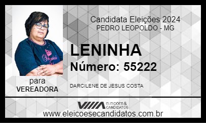 Candidato LENINHA 2024 - PEDRO LEOPOLDO - Eleições