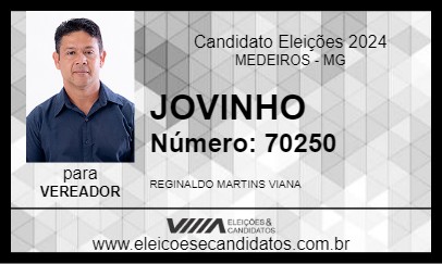 Candidato JOVINHO 2024 - MEDEIROS - Eleições