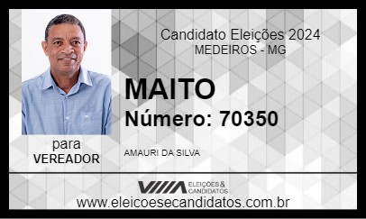 Candidato MAITO 2024 - MEDEIROS - Eleições