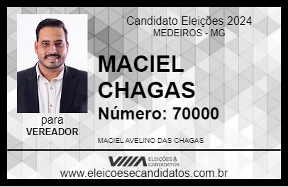 Candidato MACIEL CHAGAS 2024 - MEDEIROS - Eleições