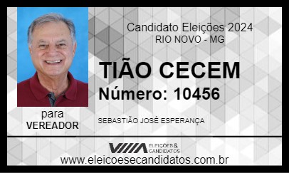 Candidato TIÃO CECEM 2024 - RIO NOVO - Eleições