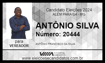 Candidato ANTÔNIO SILVA 2024 - ALÉM PARAÍBA - Eleições