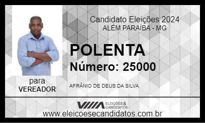 Candidato POLENTA 2024 - ALÉM PARAÍBA - Eleições