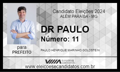 Candidato DR PAULO 2024 - ALÉM PARAÍBA - Eleições