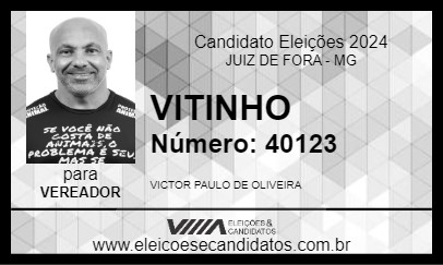 Candidato VITINHO 2024 - JUIZ DE FORA - Eleições