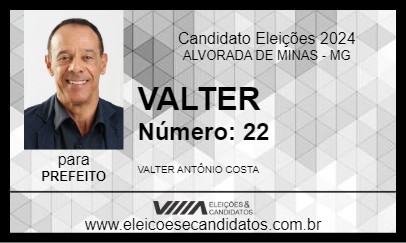 Candidato VALTER 2024 - ALVORADA DE MINAS - Eleições