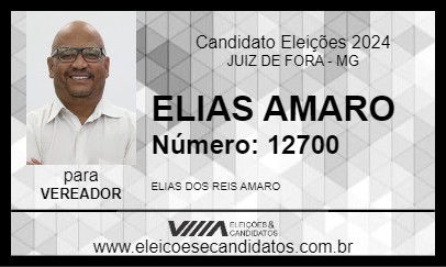 Candidato ELIAS AMARO 2024 - JUIZ DE FORA - Eleições