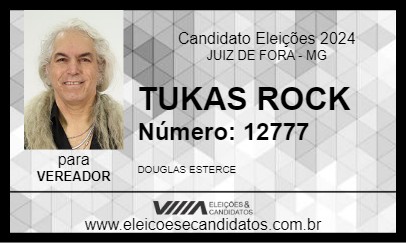 Candidato TUKAS ROCK 2024 - JUIZ DE FORA - Eleições