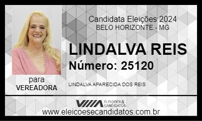 Candidato LINDALVA REIS 2024 - BELO HORIZONTE - Eleições