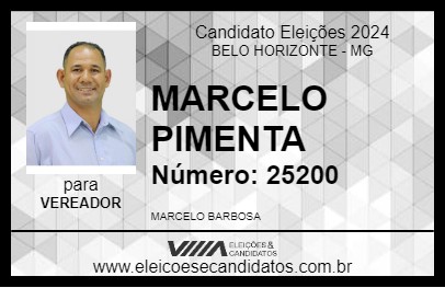 Candidato MARCELO PIMENTA 2024 - BELO HORIZONTE - Eleições