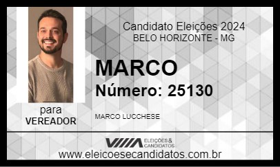 Candidato MARCO 2024 - BELO HORIZONTE - Eleições