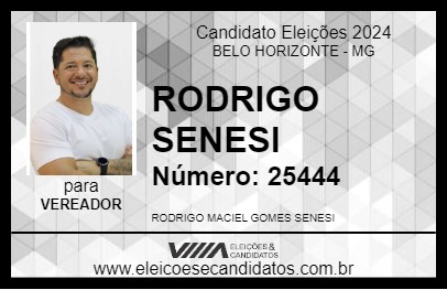 Candidato RODRIGO SENESI 2024 - BELO HORIZONTE - Eleições