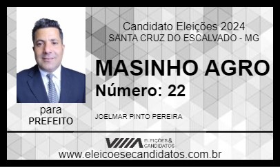 Candidato MASINHO AGRO 2024 - SANTA CRUZ DO ESCALVADO - Eleições