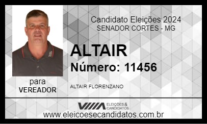 Candidato ALTAIR 2024 - SENADOR CORTES - Eleições