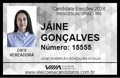 Candidato JÁINE GONÇALVES 2024 - WENCESLAU BRAZ - Eleições