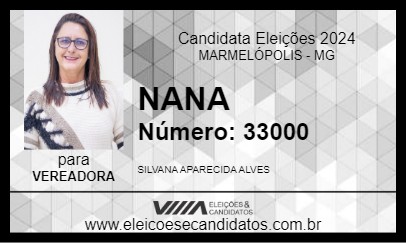 Candidato NANA 2024 - MARMELÓPOLIS - Eleições