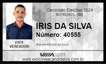 Candidato IRIS DA SILVA 2024 - BOTELHOS - Eleições