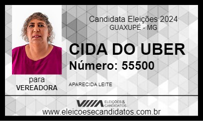 Candidato CIDA DO UBER 2024 - GUAXUPÉ - Eleições