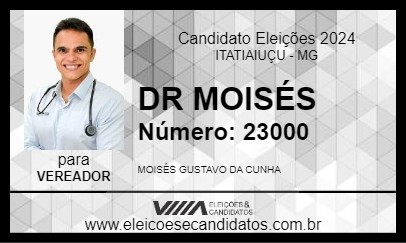 Candidato DR MOISÉS 2024 - ITATIAIUÇU - Eleições