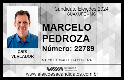 Candidato MARCELO PEDROZA 2024 - GUAXUPÉ - Eleições