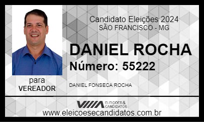 Candidato DANIEL ROCHA 2024 - SÃO FRANCISCO - Eleições