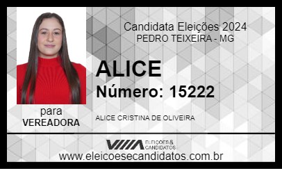 Candidato ALICE 2024 - PEDRO TEIXEIRA - Eleições