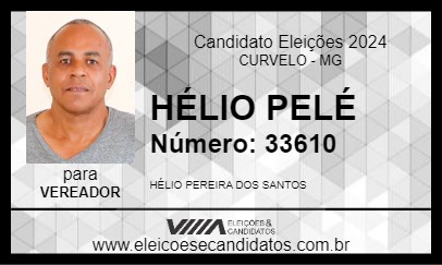 Candidato HÉLIO PELÉ 2024 - CURVELO - Eleições