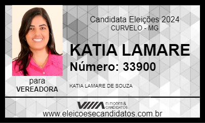 Candidato KATIA LAMARE 2024 - CURVELO - Eleições