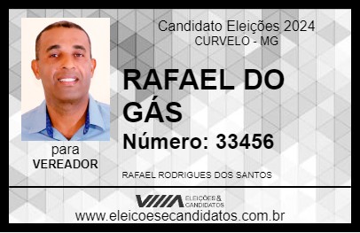 Candidato RAFAEL DO GÁS 2024 - CURVELO - Eleições