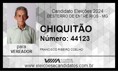 Candidato CHIQUITÃO 2024 - DESTERRO DE ENTRE RIOS - Eleições