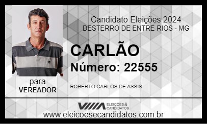 Candidato CARLÃO 2024 - DESTERRO DE ENTRE RIOS - Eleições