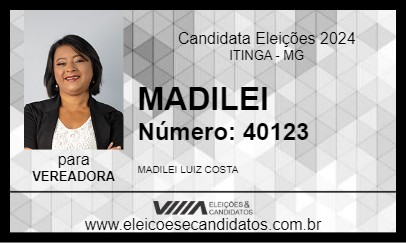 Candidato MADILEI 2024 - ITINGA - Eleições