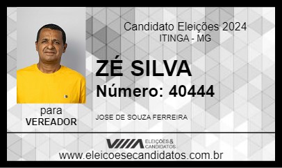 Candidato ZÉ SILVA 2024 - ITINGA - Eleições