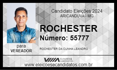 Candidato ROCHESTER 2024 - ARICANDUVA - Eleições