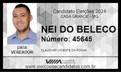 Candidato NEI DO BELECO 2024 - CASA GRANDE - Eleições