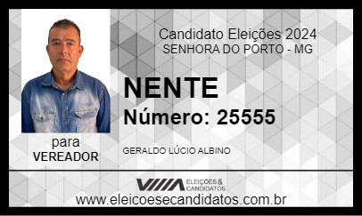 Candidato NENTE 2024 - SENHORA DO PORTO - Eleições