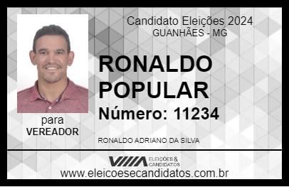 Candidato RONALDO POPULAR 2024 - GUANHÃES - Eleições