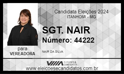 Candidato SGT. NAIR 2024 - ITANHOMI - Eleições