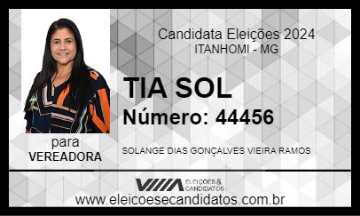 Candidato TIA SOL 2024 - ITANHOMI - Eleições